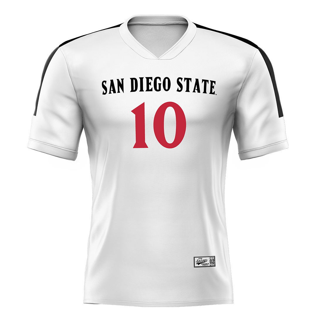 SDSU White Volleyball Jersey - Taylor Underwood