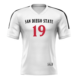 SDSU White Volleyball Jersey - Natalie Hughes