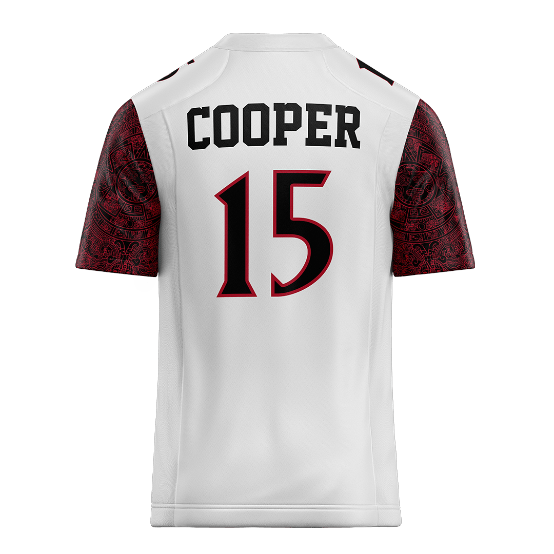 SDSU White Football Jersey - Marquez Cooper