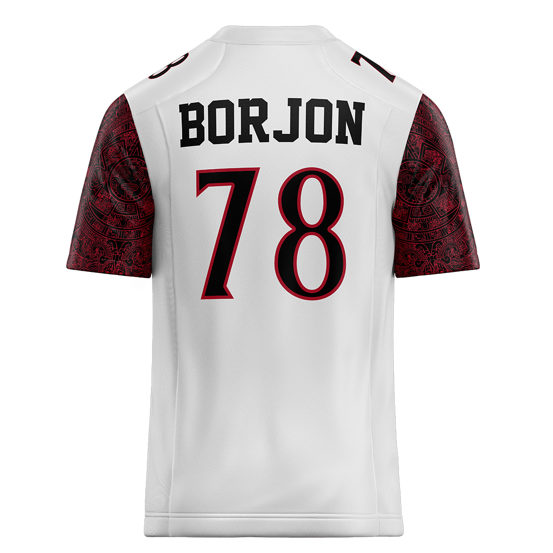 SDSU White Football Jersey - Joe Borjon