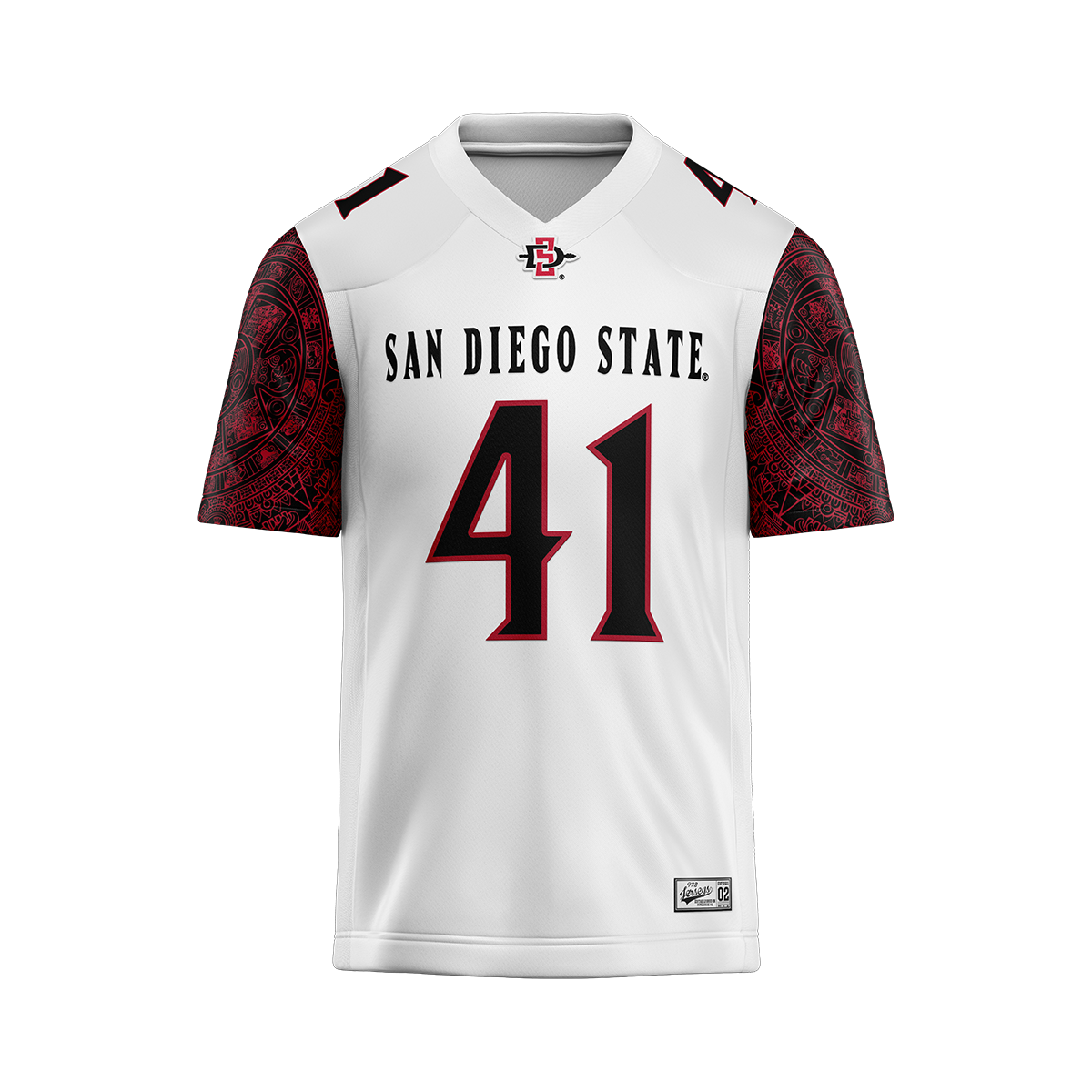 SDSU White Football Jersey - Mister Williams