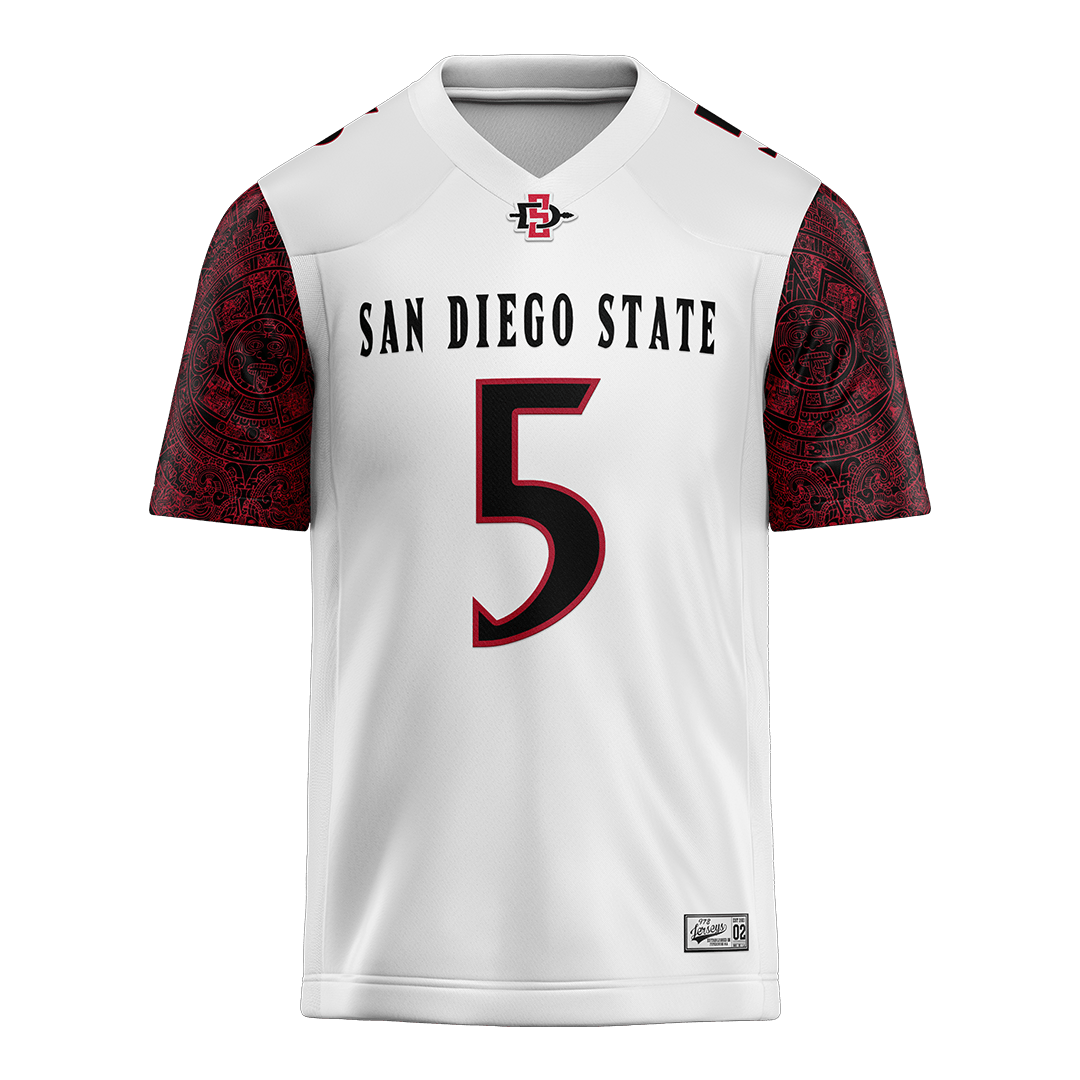 SDSU White Football Jersey - Danny O'Neil