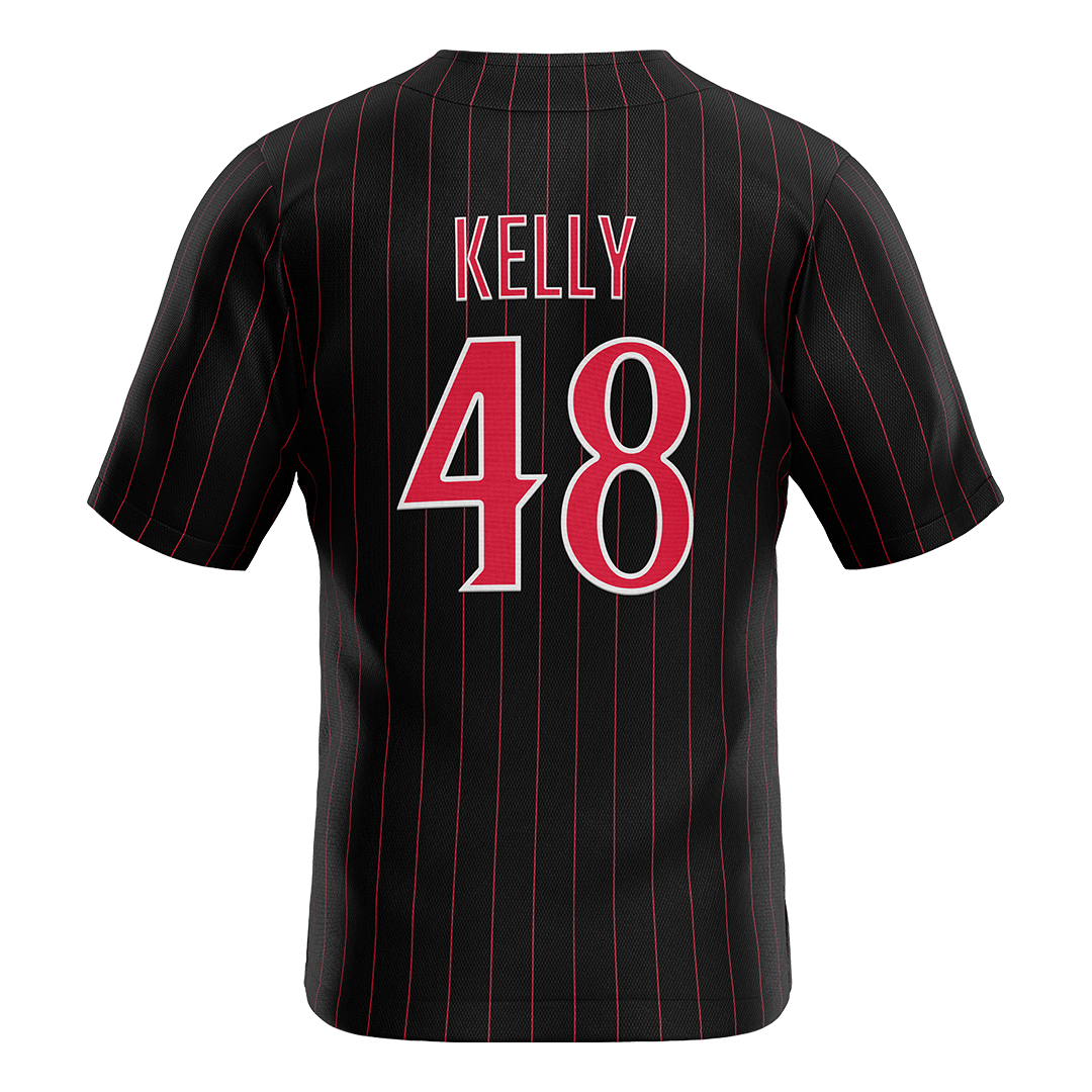 SDSU Black Baseball Jersey - Zane Kelly