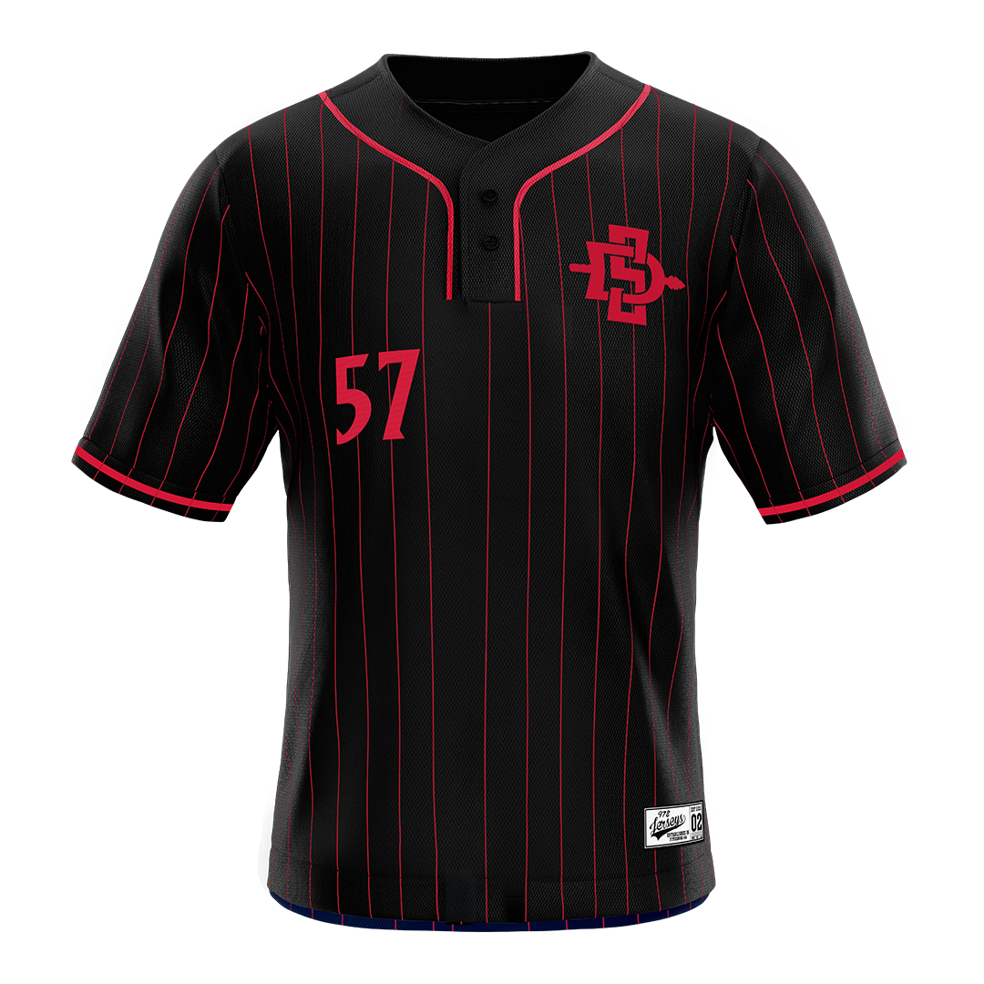 SDSU Black Softball Jersey - Faith Jordan