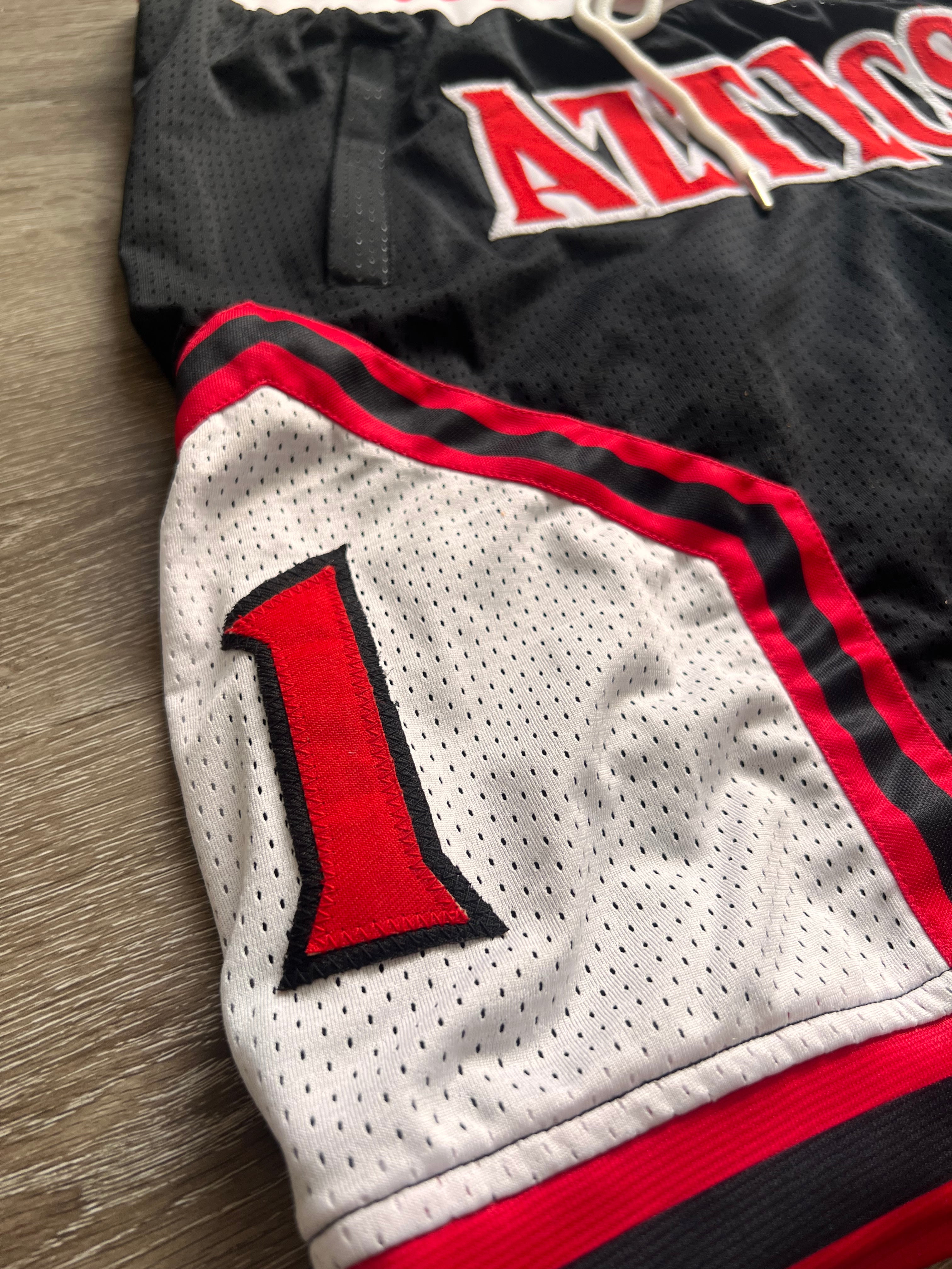 San Diego State Embroidered Basketball Shorts