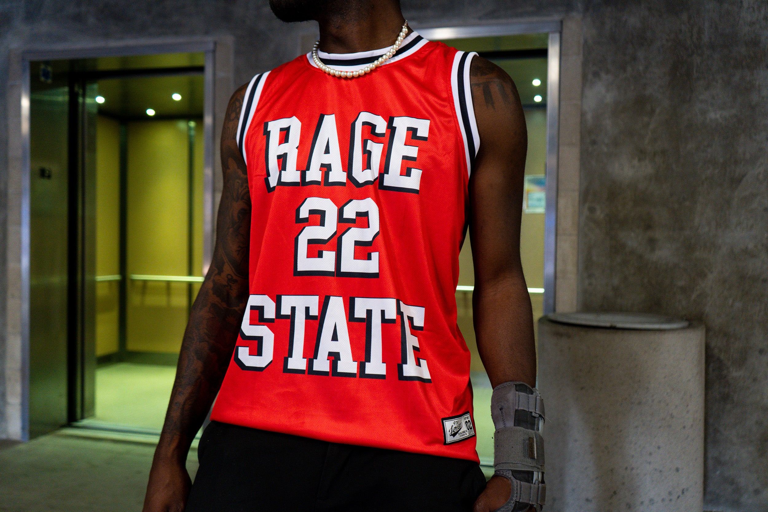 Authentic Rage State Basketball Jersey